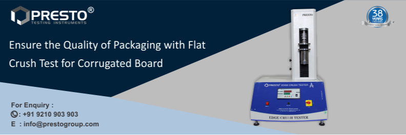 Ensure The Quality Of Packaging With Flat Crush Test For Corrugated Board